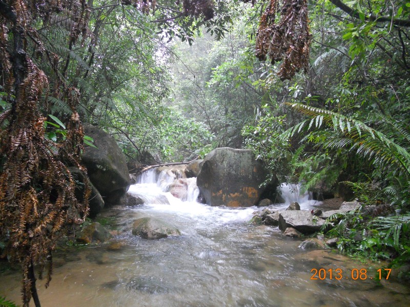 台风过后继续溯溪源